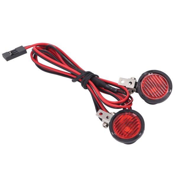 Foco LED RC Para Coche, Lámpara Delantera Para Axial SCX10 90046 Redcat, Faro Delantero De Alto Brillo Con 2 LED, Compatible Con Wraith RR10, MST
