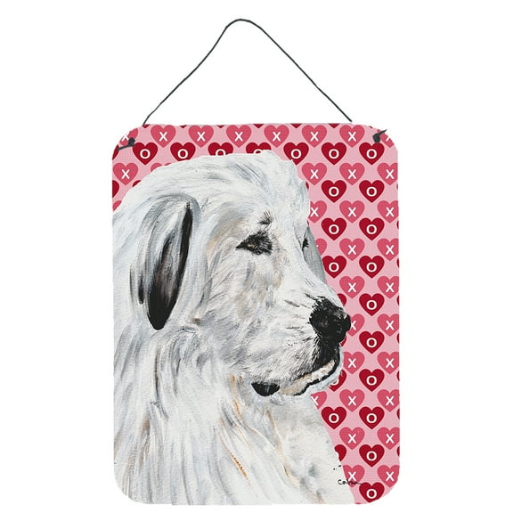Great Pyrenees Hearts and Love Wall or Door Hanging Prints
