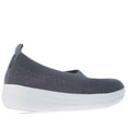 thumbnail image 3 of Women's Fit Flop Uberknit Ballet Pumps in Gray, 3 of 5