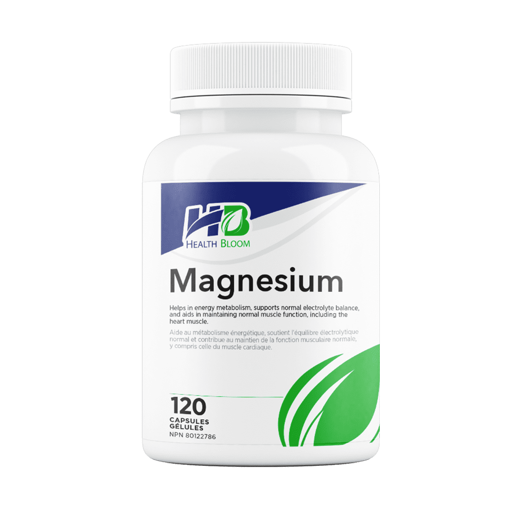 Health Bloom Magnesium 120 Count
