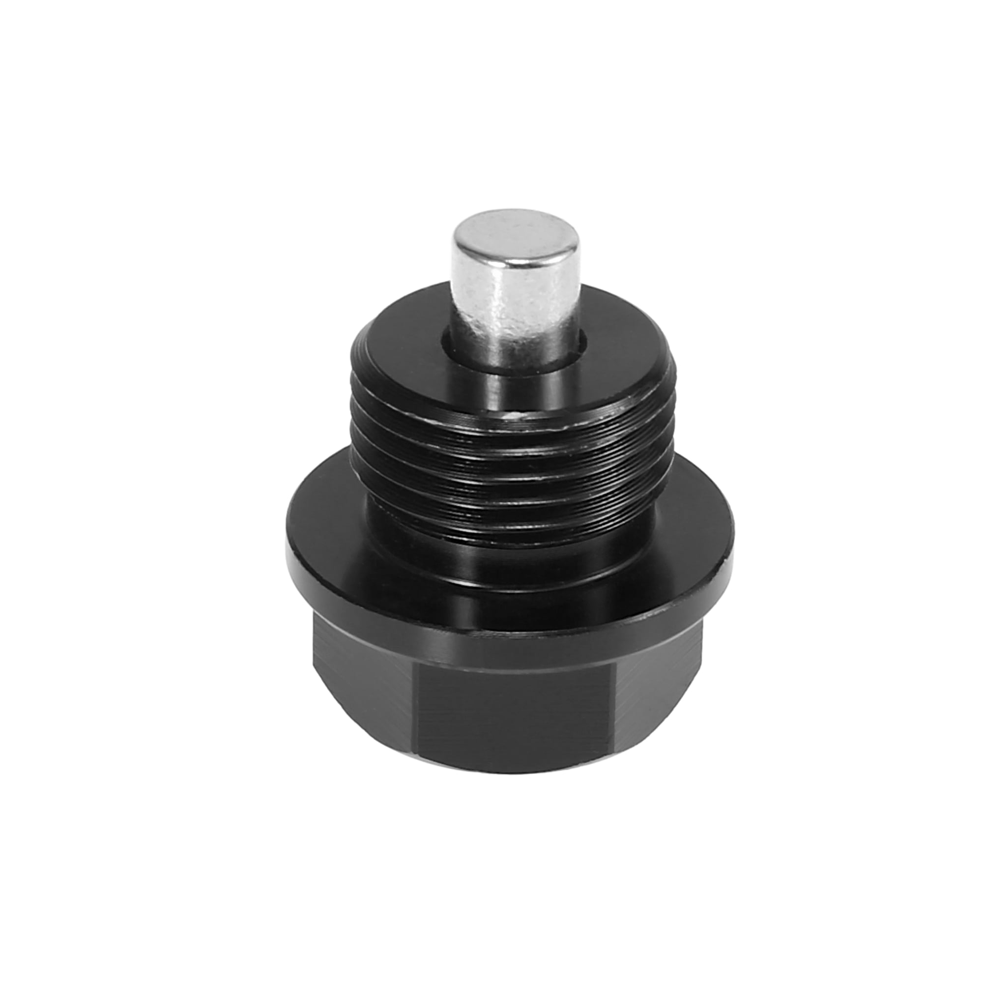 sourcing map Bouchon Vis Vidange M12 x 1.75 Carter d'Huile Moteur Voiture Aluminium Noir