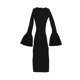 thumbnail image 2 of bar III Suéter Midi Vestido para Mujer, Negro, Pequeño, 2 of 2