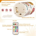 thumbnail image 5 of Yayeee Flameless Candles with Remote Flickering Battery Operated Multi Color Changing, Pink Donut, 5 of 7