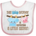 thumbnail image 3 of Inktastic This Big Brother is Expecting a Little Sister Boys Baby Bib, 3 of 4