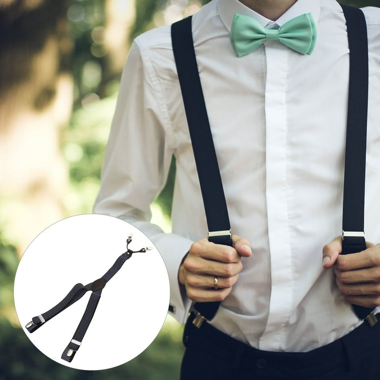 2pcs Elastic Strap Jean Pant Suspender Heavy Duty Suit Suspender Mens Suspender for Men Suit 2pcs Elastic Strap Jean Pant Suspender Heavy Duty Suit Suspender Mens Suspender for Men Suit