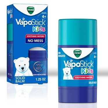 Vicks Vapo Stick Kids, Soothing Non-Medicated Vapor Rub for Children with Menthol Scent, 1 Count