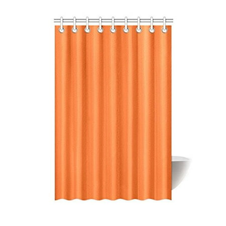Mkhert Modern Minimalist Solid Orange Polyester Fabric Bathroom Mkhert Modern Minimalist Solid Orange Polyester Fabric Bathroom Shower Curtain 48x72 Inch Com