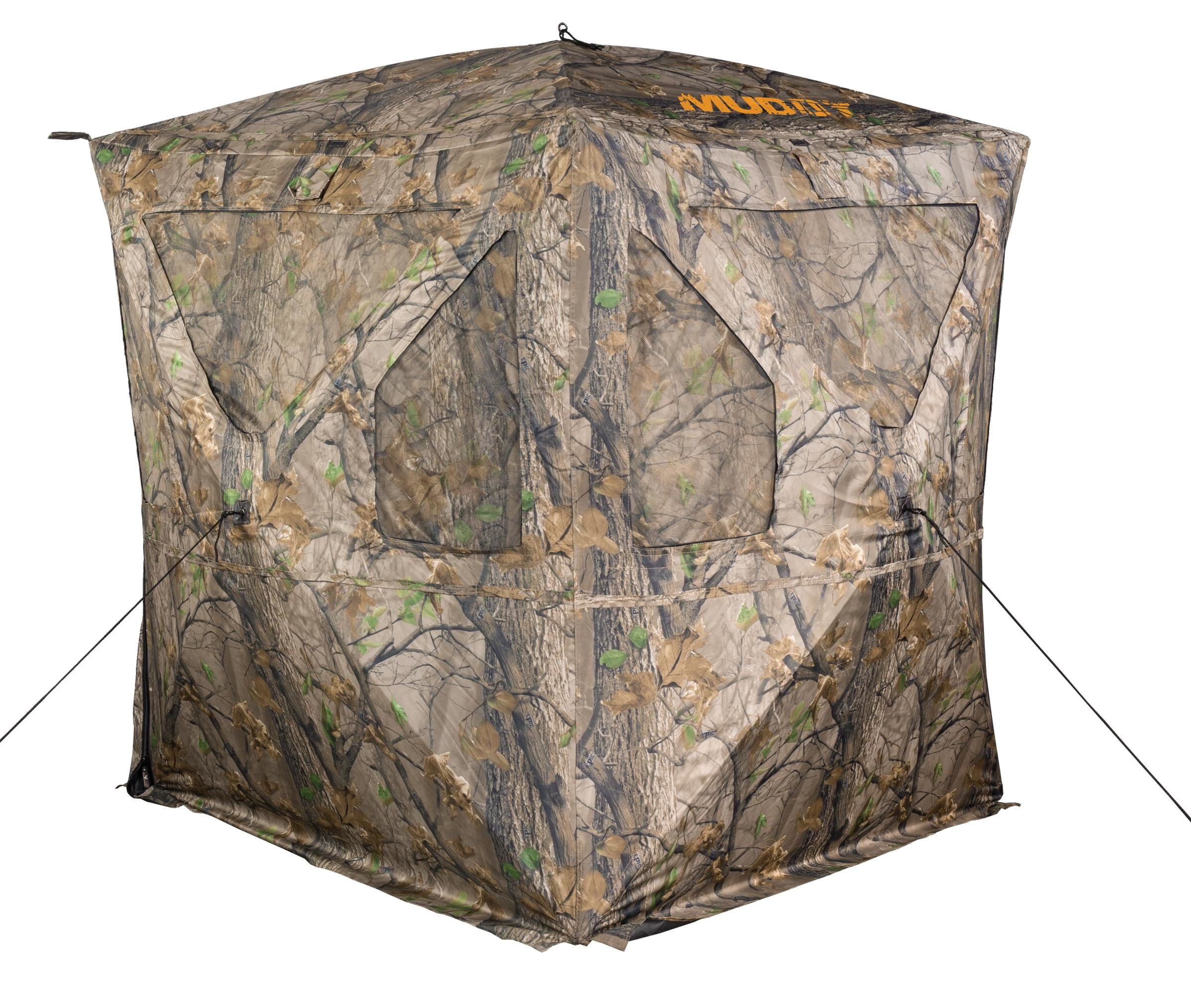 Muddy Hunting Whitetail Deer Buck Hog Silent Standing Height 64” Epic Camo Pattern Ravage Ground Blind