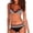 Wine, variant on Baqcunre Swim Suits for Women 2024, Women Floral Print Bikini Set Swimming Two Piece Swimsuits Swimwear Beach Suit, Bikini Sets for Women, High Waisted Bikini Sets for Women Orange M