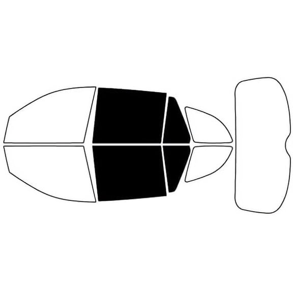 Avery Dennison NR Nano Ceramic IR Window Tint Kit Compatible with Hyundai Santa Fe 2007-2012 - Back