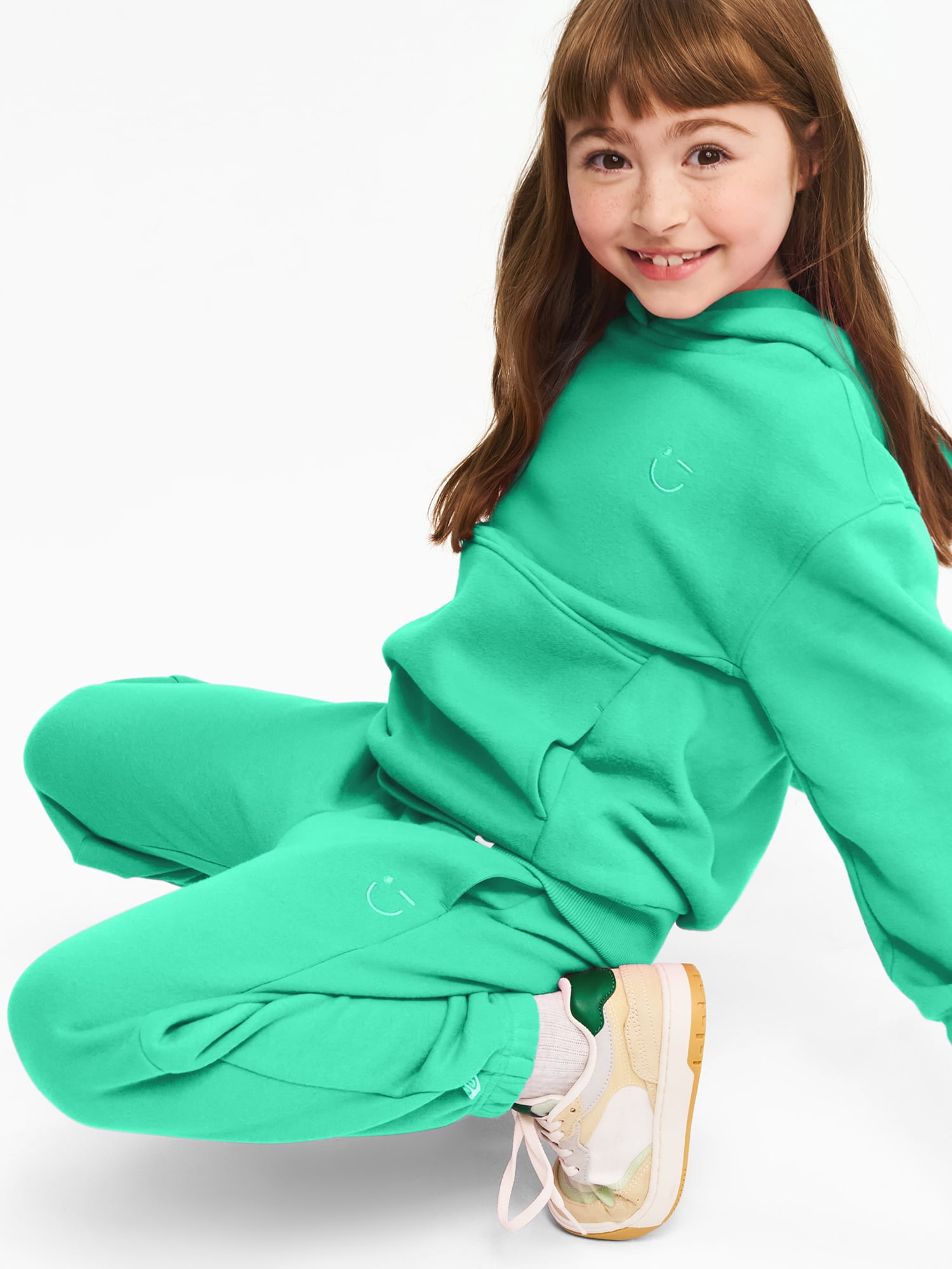 Color Mix by Garanimals Kids Fleece Sweatpants, Sizes 6–16