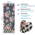 thumbnail image 2 of Pioneer Flower Floral Print Pattern Hot Yoga Mat Towel Non Slip for Hot Yoga - Quick-Drying Yoga Mat Cover with 4 Corner Pockets with Travel Bag - Hot Yoga Towel Non Slip 70"x26", 2 of 6