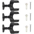 thumbnail image 1 of 3 Pack Guitar Wall Mount, Hard Lock Guitar Wall Mount With Wall Cushion_cc, 1 of 5