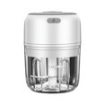 thumbnail image 1 of Mini picadora de ajo eléctrica, procesador de alimentos portátil, picadora de verduras, picadora de cebolla, picadora de carne inalámbrica con carga USB para verduras, pimientos, cebollas, 1 of 5