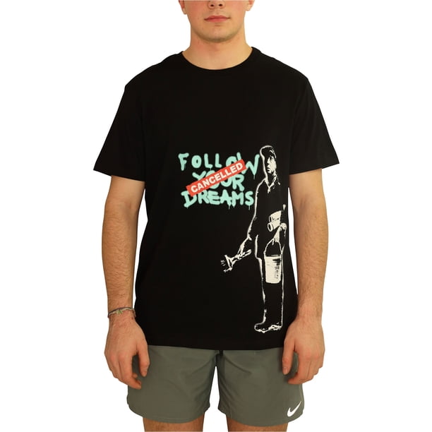 Camiseta gráfica Follow Your Dreams de Elevenparis para hombre negra XL