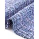thumbnail image 5 of Vestido de Tweed a Cuadros INSPIRE CHIC para Mujer, con Cuello Redondo, Manga Corta, Corte A, Vestido Vintage Plisado XL Azul Púrpura, 5 of 6