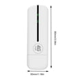 thumbnail image 5 of 4G WiFi Dongle 150Mbps Router Mobile Hotspot (UF910-U8 Versión de la UE) Blanco, 5 of 5