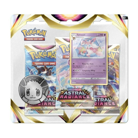 Pokemon: Sword and Shield Astral Radiance - Sylveon - 3 Booster Blister