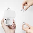 thumbnail image 2 of pitrice Convenient Sliding Cover Toothbrush Disinfection Box For Travel Dehumidifies white, 2 of 6