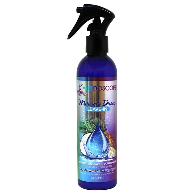 Spray desenredante sin enjuague para batido de leche Kaleidoscope, 8 oz