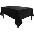 thumbnail image 2 of 100% Cotton Table Cloth Ultra Soft & Decorative for Wedding / Banquet / Restaurant & Everydayand Everyday Use | Rectangle Tablecloth (60-Inch x 108-Inch, Black)., 2 of 4