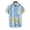 Blue, variant on Mens Shirts Plus Size S-5XL Casual Oversized Lapel Hawaiian Shirt for Men Fashion Print Short Sleeve Button Up Shirt Summer Vacation Beach Shirts