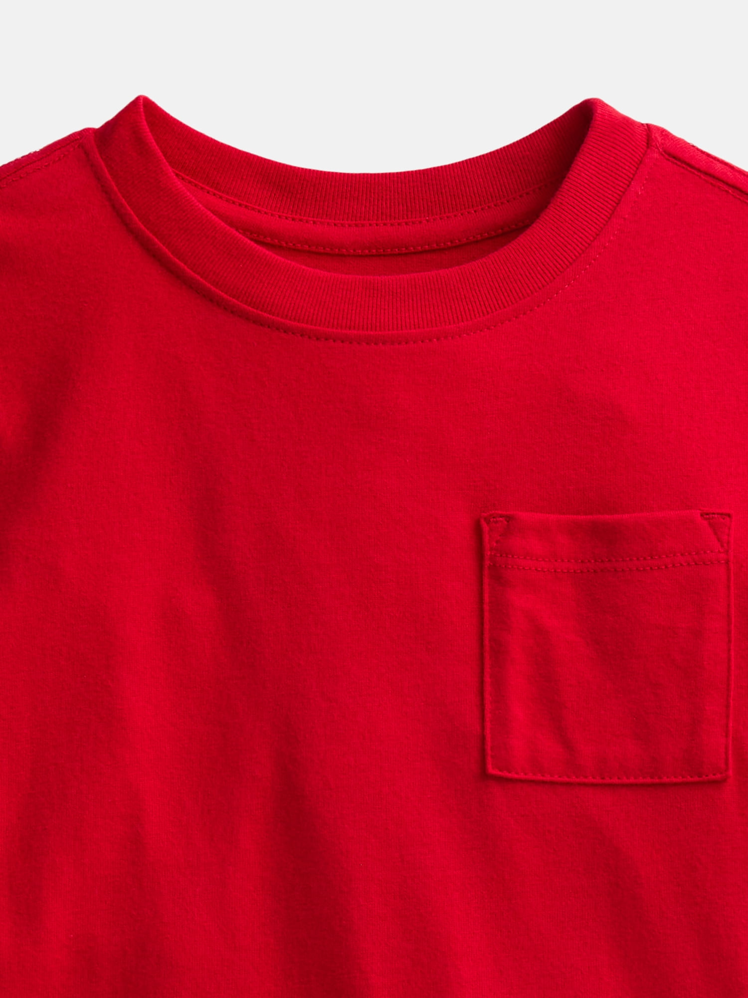 Wonder Nation Toddler Boys' Pocket Tee with Short Sleeves, Sizes 0M-5T