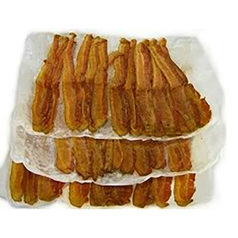 Yoder's Canned Bacon 3 Cans Pack Emergency Food, Fully Cooked, Ready to Eat , 40 to 50 Slices per Can