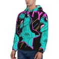 thumbnail image 2 of Bingfone Rex Dinosaur With Sunglasses Men'S Drawstring Hoodie Long Sleeve Pocket Sweatshirts-3x-Large, 2 of 9