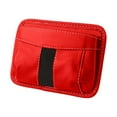 thumbnail image 2 of Car Organizer Leather Adhesive with Dedicated Phone Pocket, Multi-Mesh Pockets - Hanging Storage Box for Car Interior, Red, Car Storage Bag for Small Items, 2 of 6