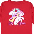 thumbnail image 4 of Inktastic Big Sister Unicorn Girls Long Sleeve Toddler T-Shirt, 4 of 5