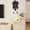 Black, variant on Black Distressed Wall Clock – Hourly Chime with Bird Call, High-End Home Decor, Nostalgic Farmhouse Style for Living Room, Study, or Cafe