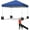 Blue, variant on Kojooin Pop Up Canopy, 10'x10' Folding Canopy with 3 Highters Adjustable, Outdoor Event Shelter UPF 50+ Gazebo Portable Tents for Parties Beach Camping Wedding
