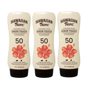 Hawaiian Tropic Lotion Spf#50 Sheer Touch 8oz (Pack of 3)