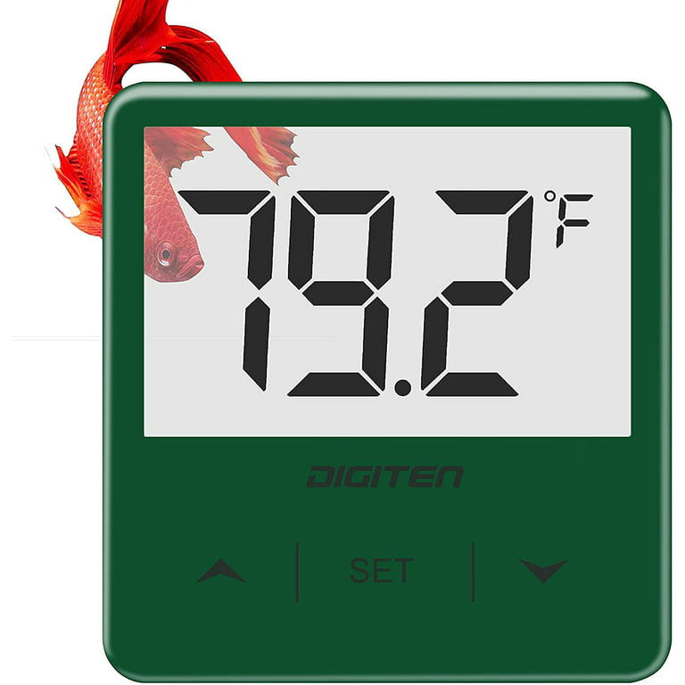 Digital Aquarium Thermometer - Measure Water Temperature