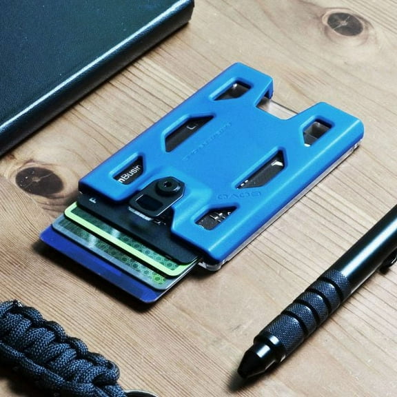 GOVO Badge Holder - Without Clip Version - Blue