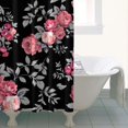 thumbnail image 4 of Pioneer Flower Floral Print Pattern Shower Curtain 36"x72" ,Bathroom Decorative Shower Curtains Set with 12 Hooks,Modern Waterproof Washable Shower Curtain, 4 of 6