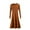 Orange, variant on Dresses for Women Long Sleeve Beige Knitted Sweater Dress Midi A-Line Crew Neck Knee Length Dress Solid Basic Pullover Wrap Warm Casual Trendy Dress Fall Winter Clothes