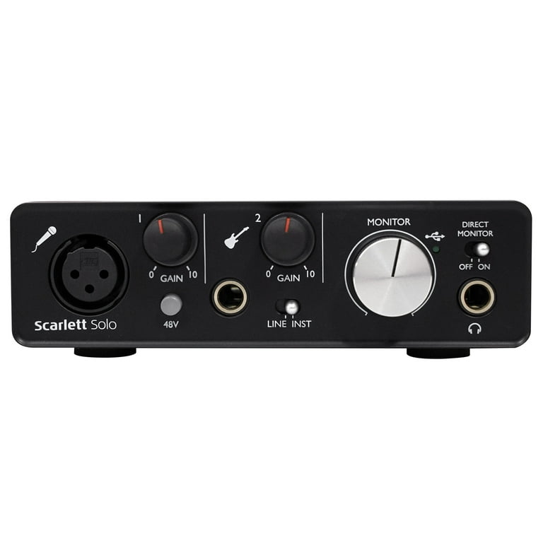 Focusrite SCARLETT SOLO STUDIO 2nd Gen 192KHz Audio Interface+Mic