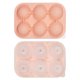 thumbnail image 1 of Molde de Silicona de Grado Alimenticio con Formas Esféricas y Angulares, Máquina de Hielo para Whisky de 6 Cavidades con Tapa de Embudo, Diseño de Congelación Rápida (191 X 132 X 60 Mm), 1 of 6