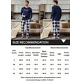 thumbnail image 6 of Winter new men's long-sleeved long pants set with printed check pattern, suitable for home wear and can be worn outside., 6 of 6