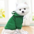 thumbnail image 5 of yuehao pet supplies dogs cats medium-sized dogs love and velvet two-legged sweater pet clothes green, 5 of 7