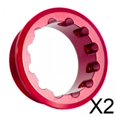 thumbnail image 1 of 2 Protectores De Cubierta De Bloqueo De Rueda Libre Para Bicicleta De Montaña, Bicicleta De Carretera, Bicicleta Plegable, Color Rojo, 1 of 8