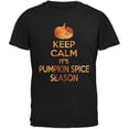 thumbnail image 1 of Keep Calm It's Pumpkin Spice Season Black Adult T-Shirt, 1 of 1