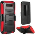 thumbnail image 2 of GSA Hybrid Kickstand Case Holster For Samsung Galaxy Note 8 - Black/Red, 2 of 2