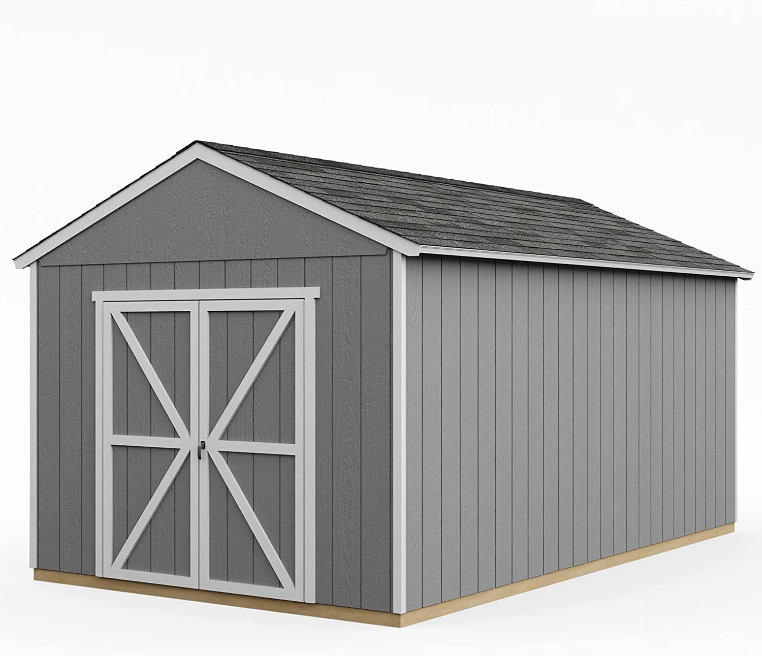 Handy Home Products Rookwood 10 ft. x 16 ft. Wood Storage Shed