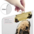 thumbnail image 4 of FMSHPON Funny Dachshund Dog Cat Kitten Clipboard Hardboard Wood Nursing Clip Board and Pull for Standard A4 Letter 13x9 inches, 4 of 8