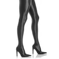 thumbnail image 3 of Jeffrey Campbell 2-in-One Black High Stiletto Heel Pointed Toe Pant Boots Pumps (Black, 8), 3 of 6
