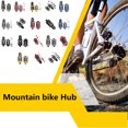 thumbnail image 4 of Eigraketly Cubo de rodamiento Accesorios mejorados multipropósito Suministros de ciclismo multicolor Reducción de fricción Palanca de liberación rápida Ciclismo 100*15/142*12 Oro Eigraketly OD026283-16, 4 of 6