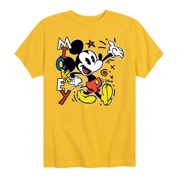 Disney - Mickey Pop - Toddler & Youth Short Sleeve Graphic T-Shirt